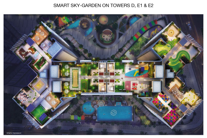 Saket World Duplex Floor Plan